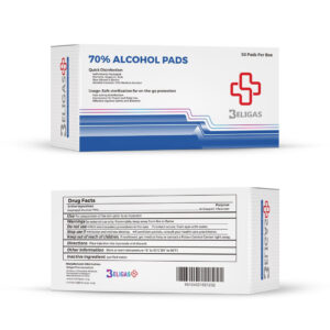 Beligas 70% Alcohol Pads <p class="fgs"> 50 Pads Per Box</p>