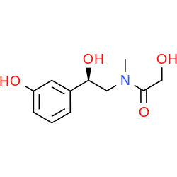 2-hydroxy-N-((2R)-2-hydroxy-2-(3-hydroxyphenyl)ethyl)-N-methylacetamide
