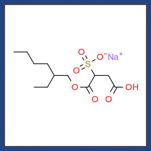 sodium 3-carboxy-1-((2-ethylhexyl)oxy)-1-oxopropane-2-sulfonate