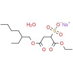 sodium 1-ethoxy-4-((2-ethylhexyl)oxy)-1,4-dioxobutane-2-sulfonate (monohydrate)