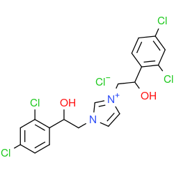 1,3-bis[2-(2,4-dichlorophenyl)-2-hydroxyethyl]-1H-Imidazolium chloride