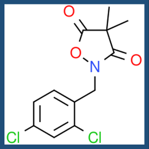 2-[(2,4-dichlorophenyl)methyl]-4,4-dimethyl-3,5-Isoxazolidinedione