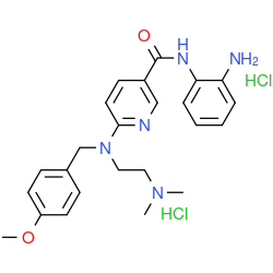 N-(2-aminophenyl)-6-[[2-(dimethylamino)ethyl][(4-methoxyphenyl)methyl]amino]-3-Pyridinecarboxamide dihydrochloride