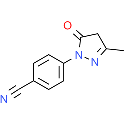 4-(3-Methyl-5-oxo-4H-pyrazol-1-yl)benzonitrile